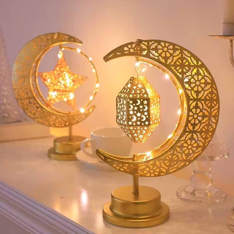 Desk Setup Lamp - Ramazan LED Gece Lambası Dönen Demir