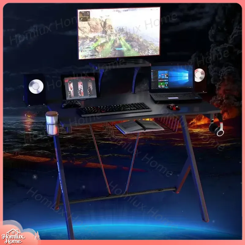 Desk Setup L Shaped - E-spor PC Kurulumu için Çok Fonksiyonlu
