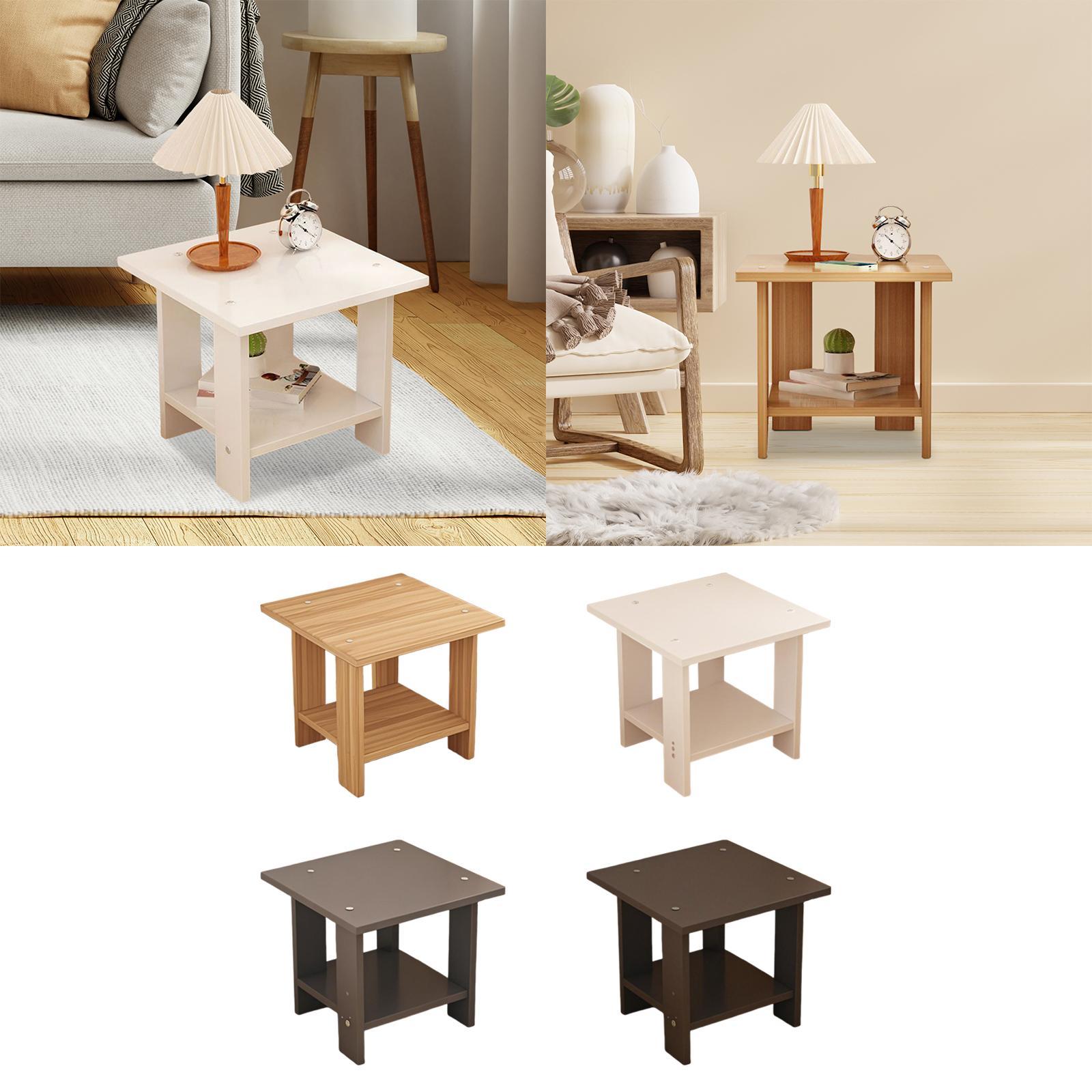 Ahşap Çift Katmanlı Yan Sehpa  - Desk Setup Minimalist incelemesi ve fiyatı