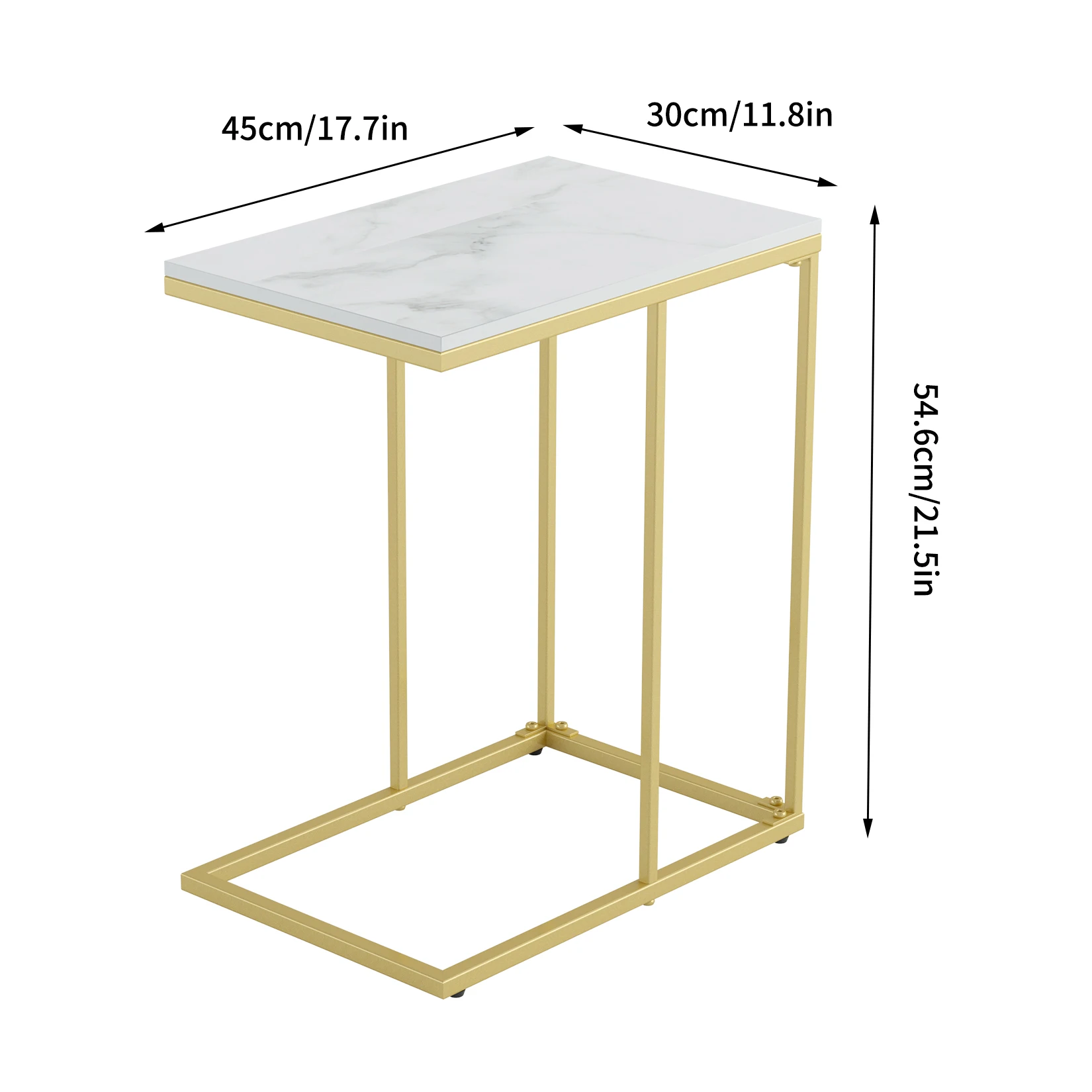 Mermer Kaplama Yan Sehpa, C Şe - Desk Setup Minimalist incelemesi ve fiyatı